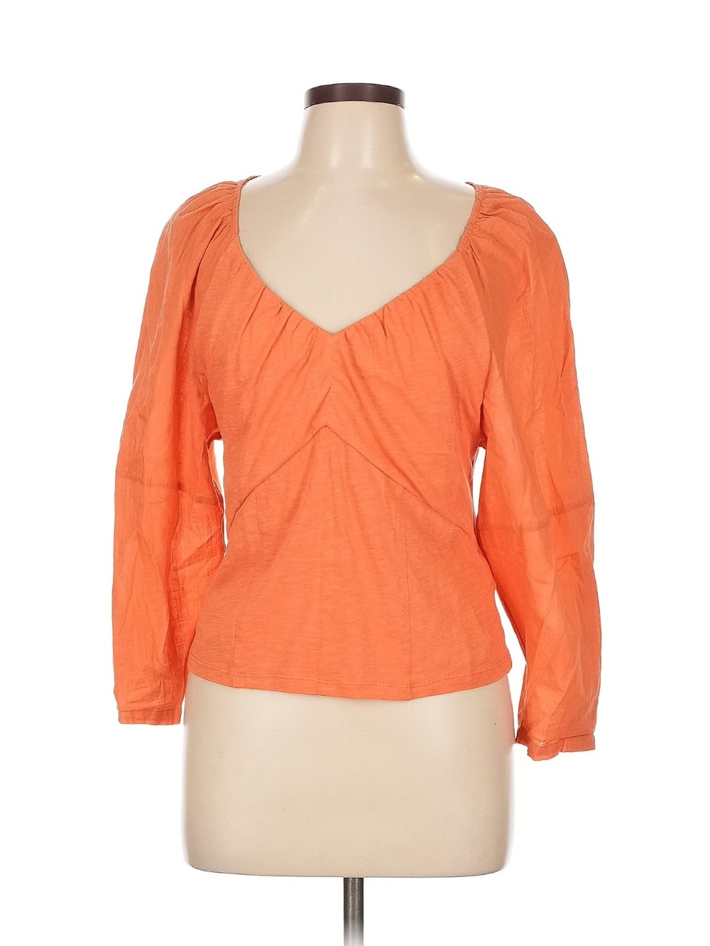 Anthropologie long sleeve top size L 100% cotton